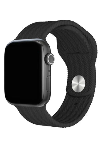 Apple Watch Silicone Band Wave Dark Gray