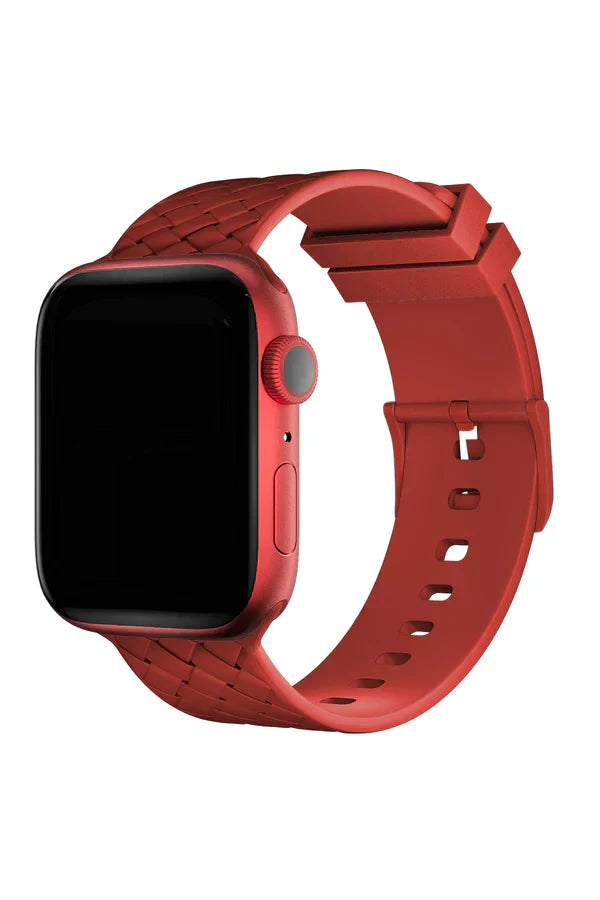 Apple Watch Silicone Band Designo Red