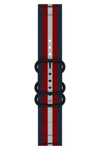 Apple Watch Nylon Band Echo Blue Red White