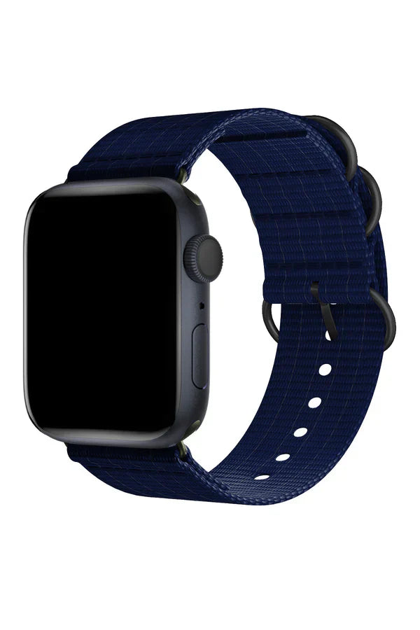 Apple Watch Nylon Band Echo Navy Blue