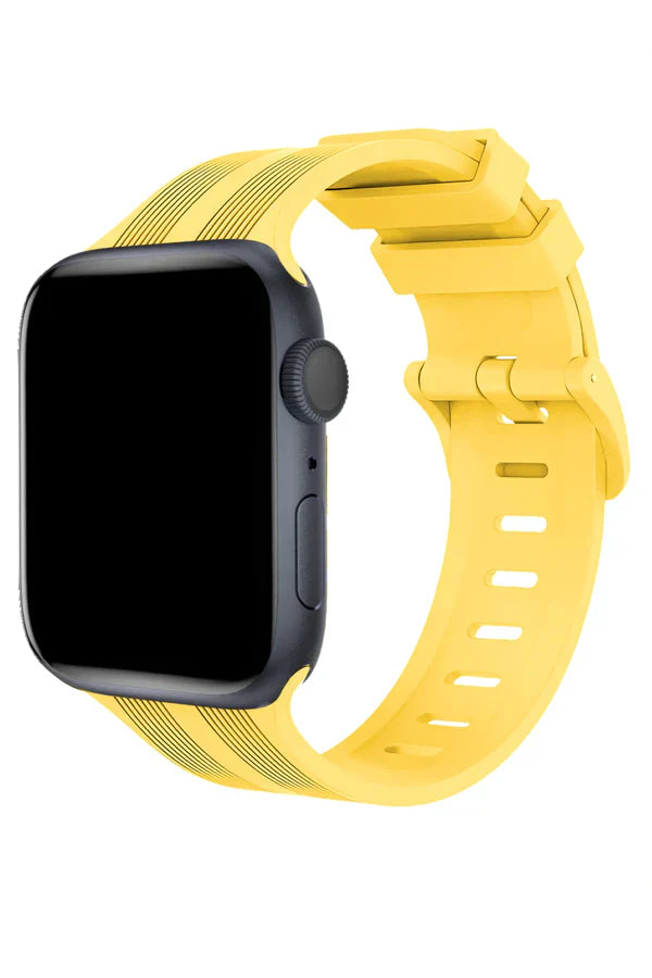 Apple Watch Silicone Band Linea Yellow