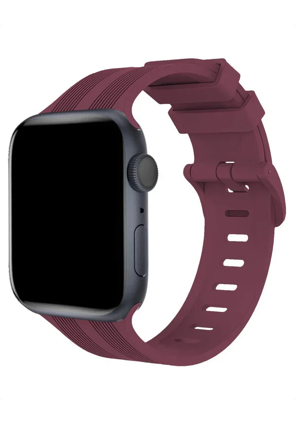 Apple Watch Silicone Band Linea Mulberry