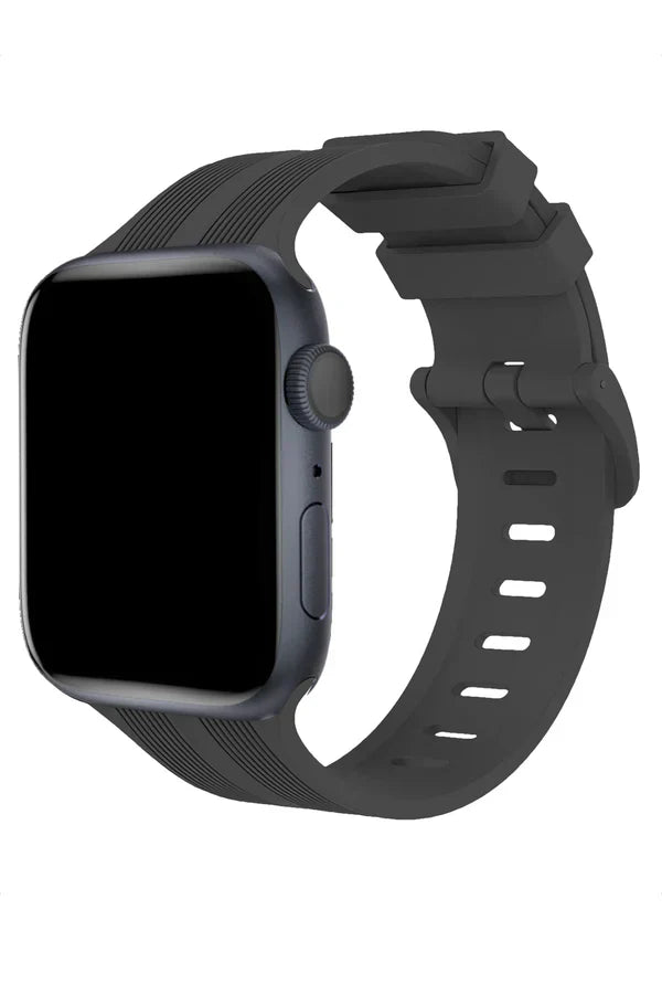 Apple Watch Silicone Band Linea Dark Gray