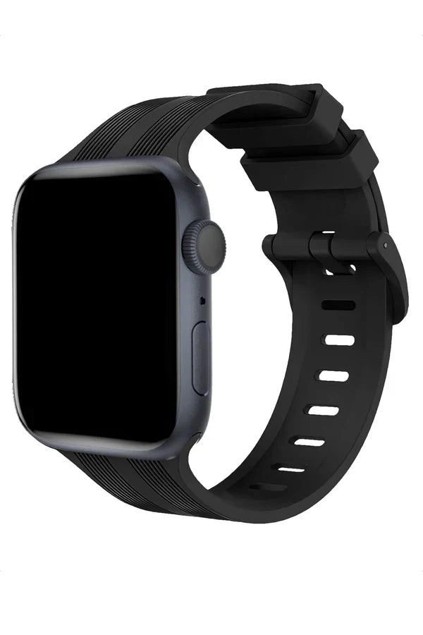 Apple Watch Silicone Band Linea Black