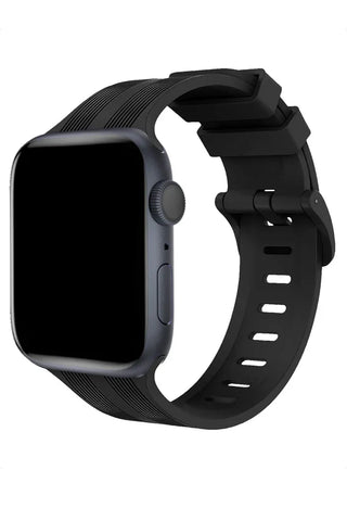 Apple Watch Silicone Band Linea Black