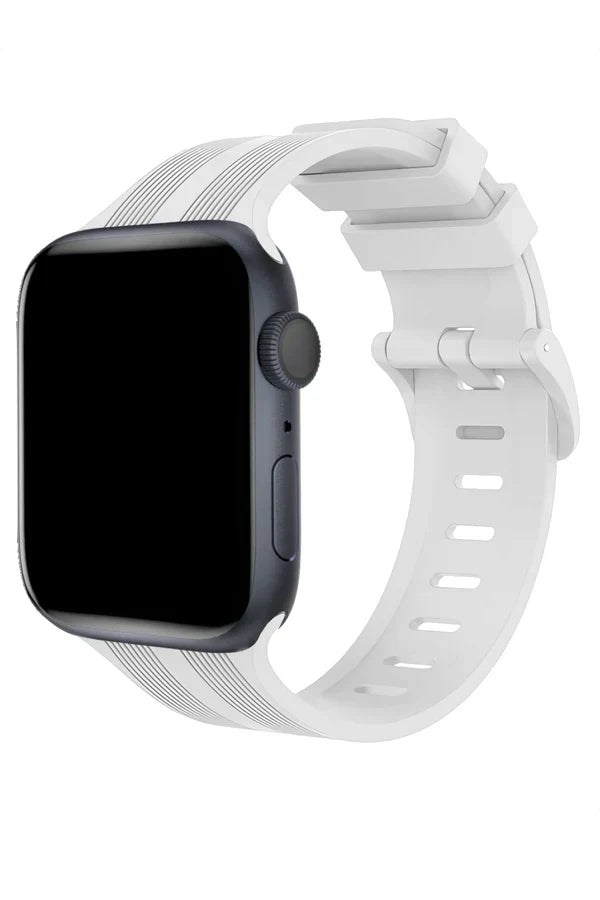 Apple Watch Silicone Band Linea White