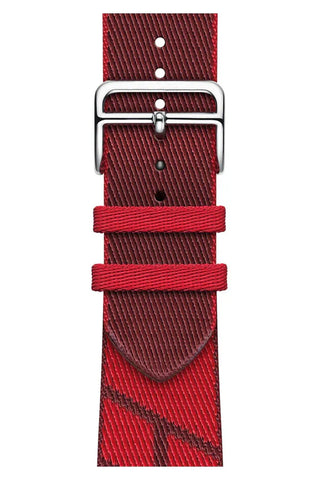 Apple Watch Nylon Band Monarch Crimson