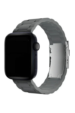 Apple Watch Silicone Band Buckle Gray