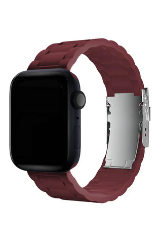 Apple Watch Silicone Band Buckle Cordovan