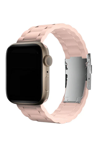 Apple Watch Silicone Band Buckle Light Pink