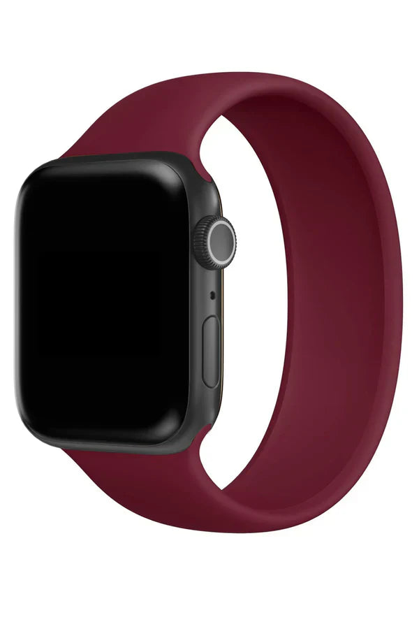 Apple Watch Silicone Band Solo Sangria