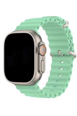 Apple Watch Silicone Band Ocean Aqua