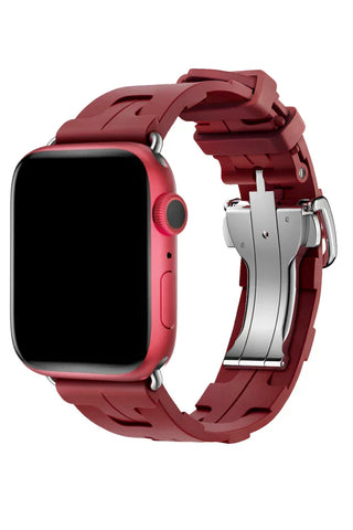 Apple Watch Silicone Band Rugged Red