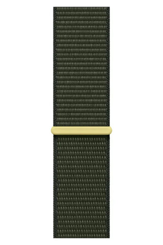 Apple Watch Nylon Band Sport Green Brass