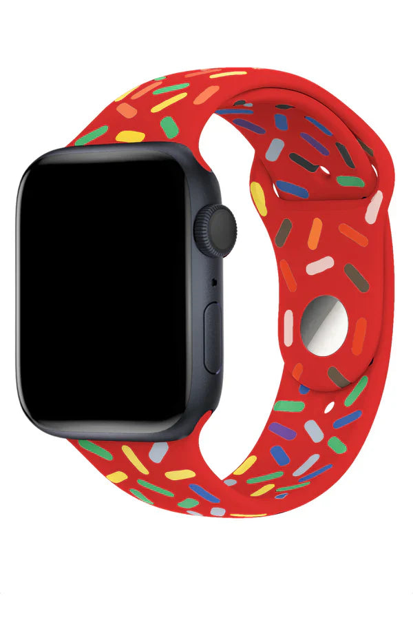 Apple Watch Silicone Band Clasic Cherry Sparkle