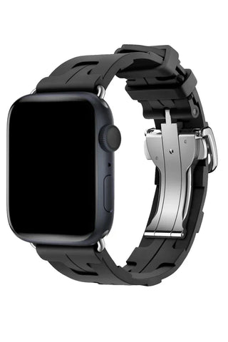 Apple Watch Silicone Band Rugged Black