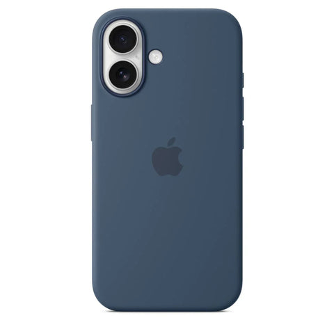 Silicone Case Magsafe iPhone 16 Denim