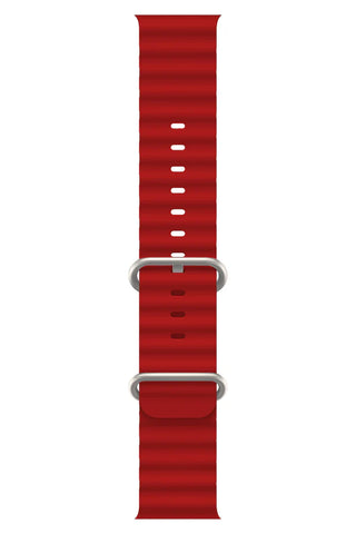 Apple Watch Silicone Band Ocean Red