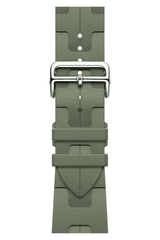 Apple Watch Silicone Band Rugged Olive Green