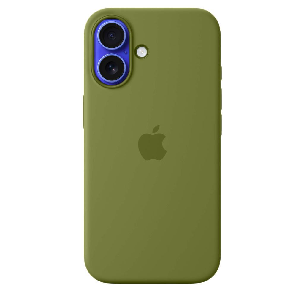 Silicone Case iPhone 16 Army Green