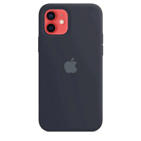 Silicone Case iPhone 12 Black