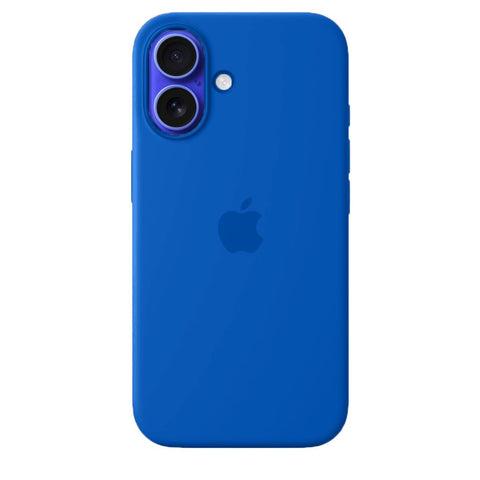 Silicone Case iPhone 16 Plus Blue Cobalt