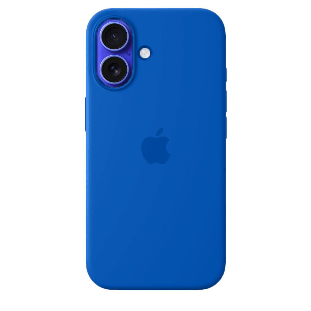 Silicone Case iPhone 16 Blue Cobalt