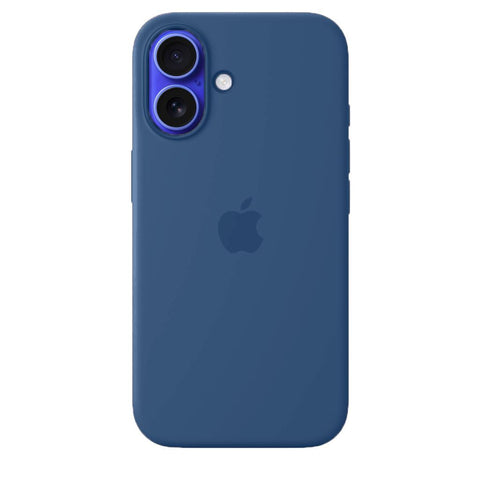 Silicone Case iPhone 16 Blue Jeans