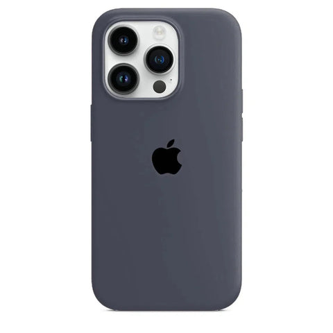 Silicone Case iPhone 14 Pro Cocoa Black