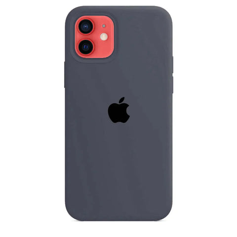 Silicone Case iPhone 12 Cocoa Black