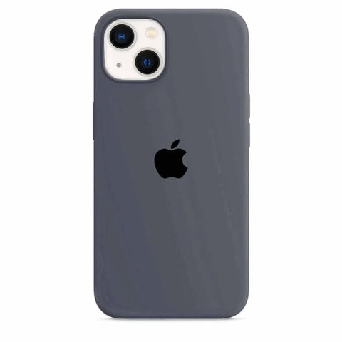 Silicone Case iPhone 15 Plus Cocoa Black