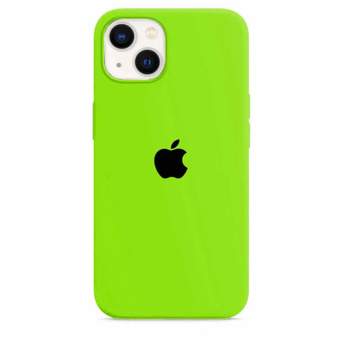 Silicone Case iPhone 15 Plus Crazy Green