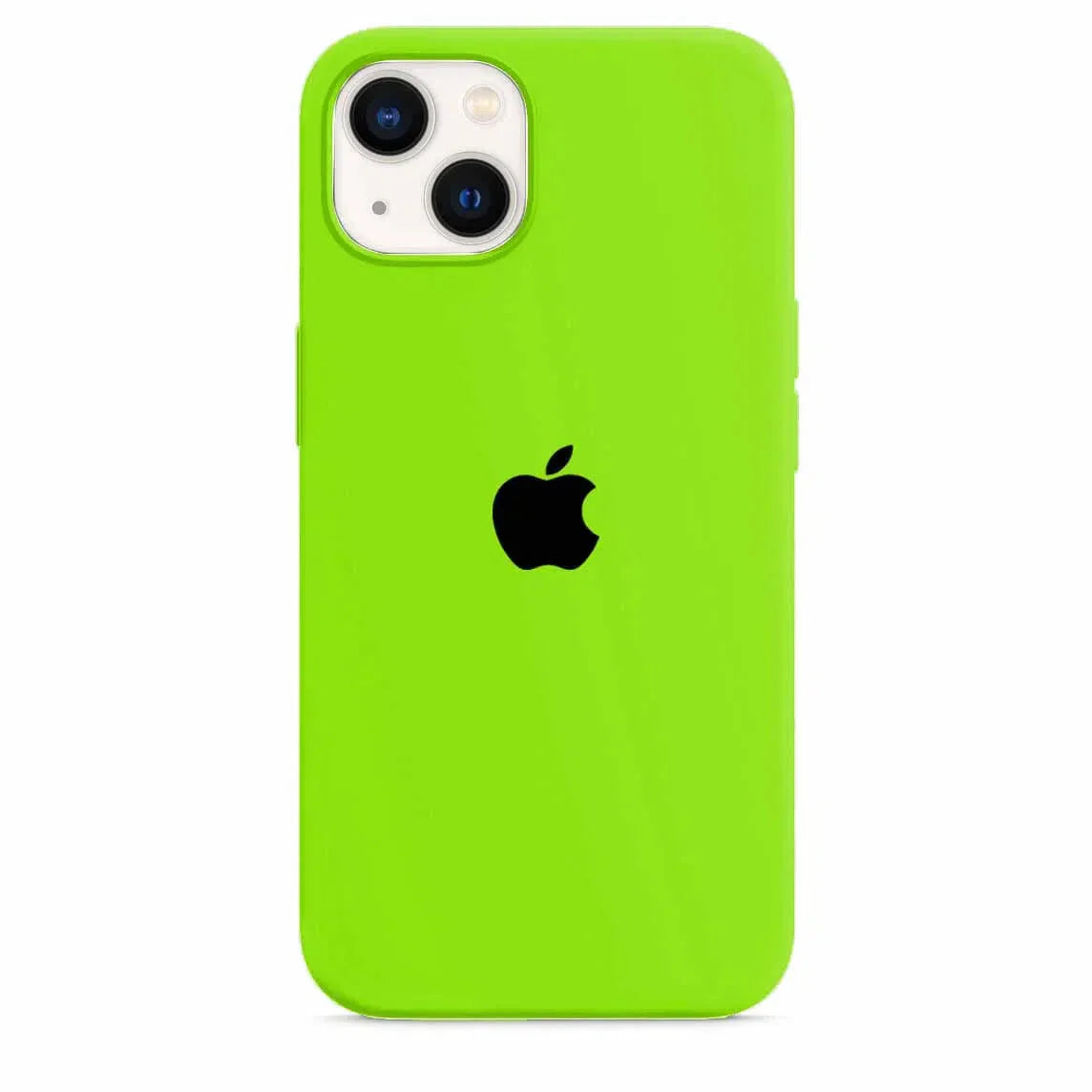 Silicone Case iPhone 13 Crazy Green