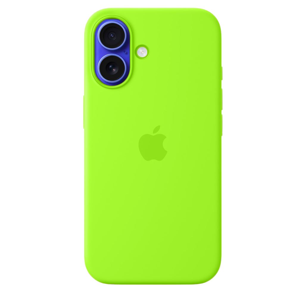 Silicone Case iPhone 16 Plus Crazy Green