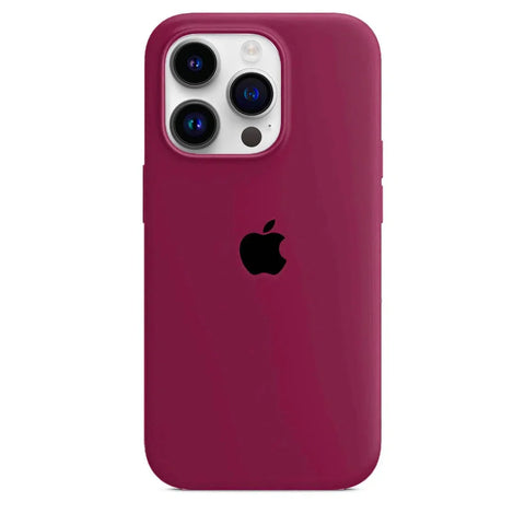 Silicone Case iPhone 14 Pro Max Dark Rose