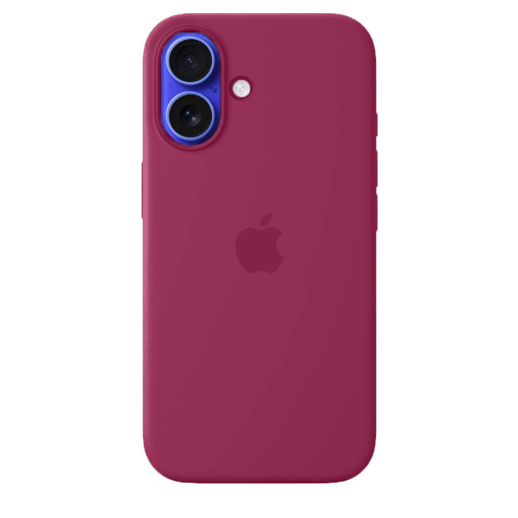 Silicone Case iPhone 16 Plus Dark Rose