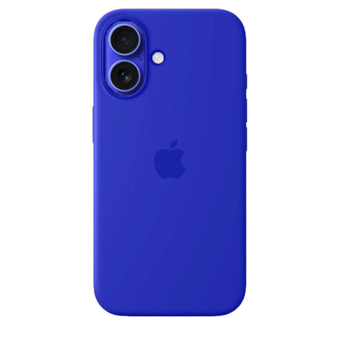 Silicone Case iPhone 16 Flash Blue