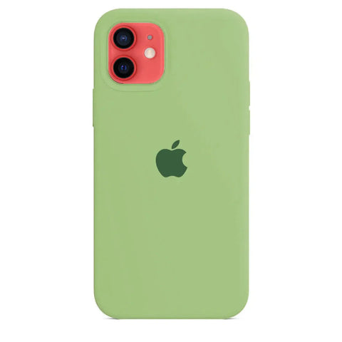 Silicone Case iPhone 12 Green