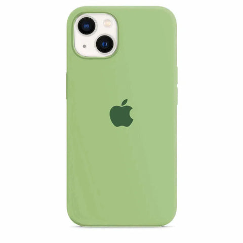 Silicone Case iPhone 14 Green