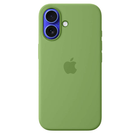 Silicone Case iPhone 16 Green