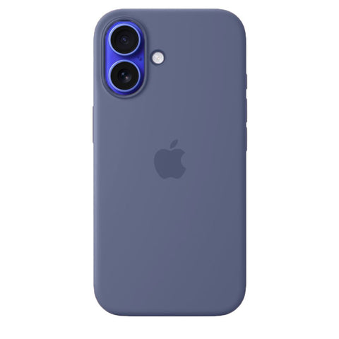 Silicone Case iPhone 16 Lavender Grey