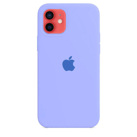 Silicone Case iPhone 12 Lila