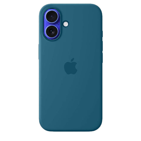 Silicone Case iPhone 16 Pacific Green