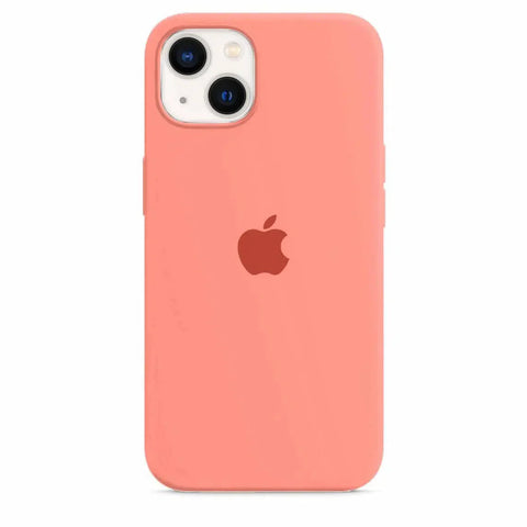 Silicone Case iPhone 14 Peach