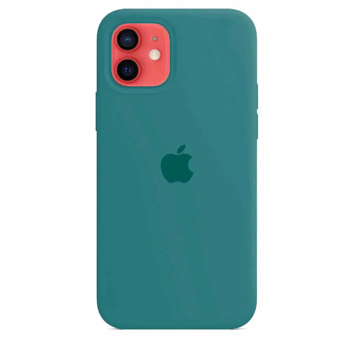 Silicone Case iPhone 12 Pine Green