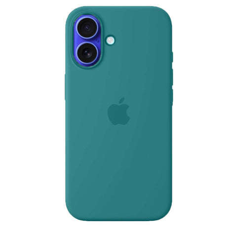 Silicone Case iPhone 16 Pine Green