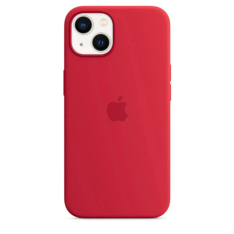 Silicone Case iPhone 13 Red