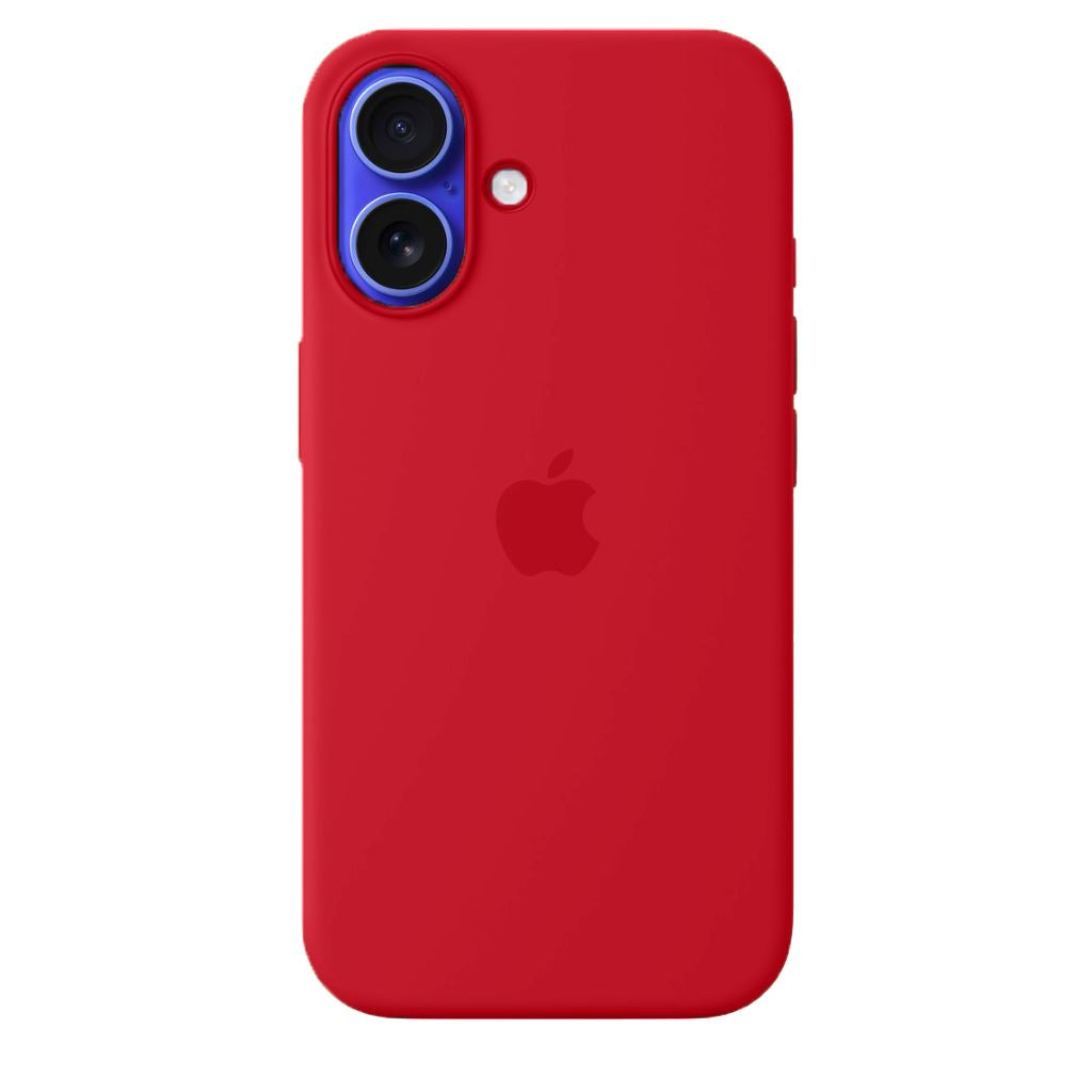 Silicone Case iPhone 16 Red