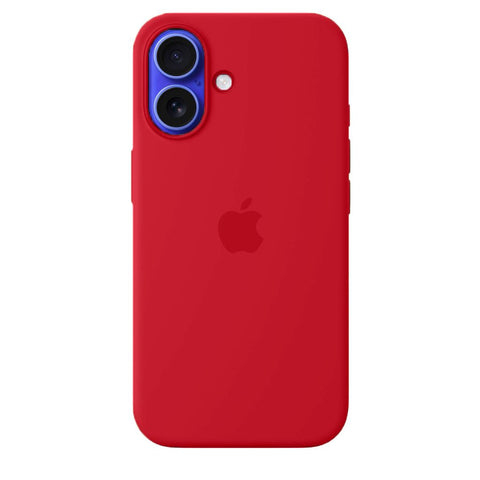 Silicone Case iPhone 16 Red