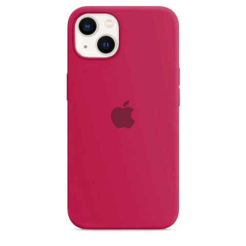 Silicone Case iPhone 15 Plus Rose Red